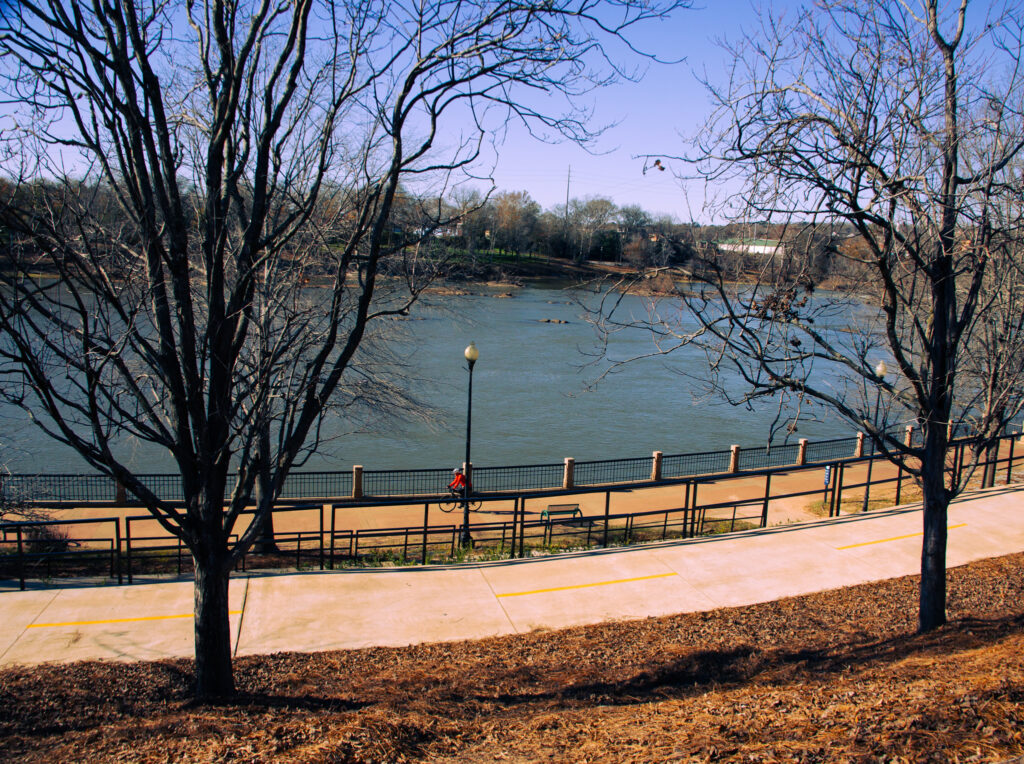 Downtown Columbus bike path